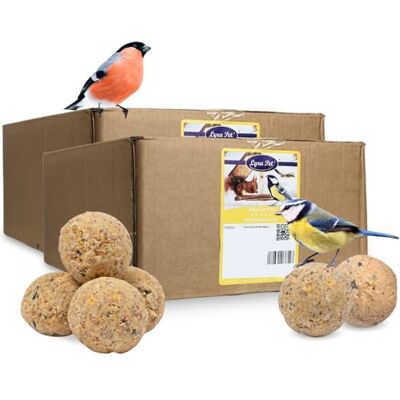 Lyra Pet ® 2 x 100 Meisenknödel ohne Netz à 90g = 9 kg Vogelfutter Wildvögel Energielieferant für Wildvögel Mineralstoffreiches Wildvogelfutter für das ganze Jahr Fetthaltig & Nährstoffreich Lyra Pet ® 2 x 100 Meisenknödel ohne Netz à 90g = 9 kg Vogelfutter Wildvögel Energielieferant für Wildvögel Mineralstoffreiches Wildvogelfutter für das ganze Jahr Fetthaltig & Nährstoffreich