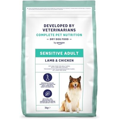 Amazon Premium Trockenfutter für Hunde Adult Sensitive Lamb, 3 kg, 1er Pack (1 x 1 Stück) Amazon Premium Trockenfutter für Hunde Adult Sensitive Lamb, 3 kg, 1er Pack (1 x 1 Stück)