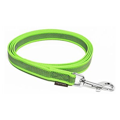 Mystique ® Gummierte Leine 15mm ohne Handschlaufe Standard Karabiner neon grün 2m Mystique ® Gummierte Leine 15mm ohne Handschlaufe Standard Karabiner neon grün 2m