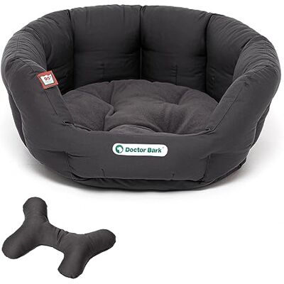 Doctor Bark - Hundenest M - grau - 50x40x18cm - Hundebett Doctor Bark - Hundenest M - grau - 50x40x18cm - Hundebett