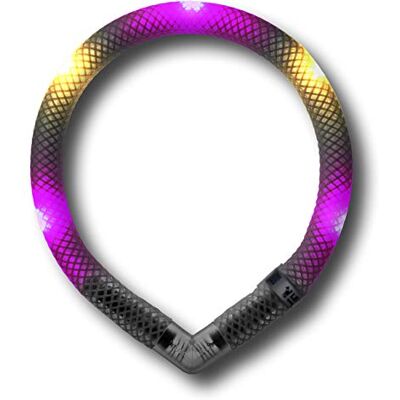 LEUCHTIE ® Mini Leuchthalsband Hund batteriebetrieben, wasserdichtes LED Halsband, Leuchtband für Hunde 50 h Leuchtdauer, enorm hell für kleine Hunde, hotpink-vanille Größe 25 LEUCHTIE ® Mini Leuchthalsband Hund batteriebetrieben, wasserdichtes LED Halsband, Leuchtband für Hunde 50 h Leuchtdauer, enorm hell für kleine Hunde, hotpink-vanille Größe 25