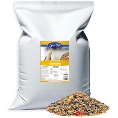 Lyra Pet ® 25 kg Nymphensittichfutter Großsittichfutter Alleinfutter Vögel Vogelfutter für Sittiche Nahrhaftes Futter Energiespender für Großsittiche Artgerecht & Natürlich Lyra Pet ® 25 kg Nymphensittichfutter Großsittichfutter Alleinfutter Vögel Vogelfutter für Sittiche Nahrhaftes Futter Energiespender für Großsittiche Artgerecht & Natürlich