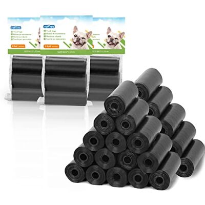 Nobleza 1080 Stück Hundekotbeutel Haustier Große Kotbeutel für Hunde Auslaufsicher Geruchlose Extra Dick, Farbe Schwarz Nobleza 1080 Stück Hundekotbeutel Haustier Große Kotbeutel für Hunde Auslaufsicher Geruchlose Extra Dick, Farbe Schwarz