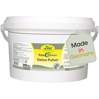cdVet EquiGreen Detox Pferdemineralfutter 2kg Bentonit Pulver für verbesserte Darmgesundheit cdVet EquiGreen Detox Pferdemineralfutter 2kg Bentonit Pulver für verbesserte Darmgesundheit