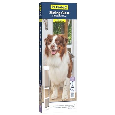 PetSafe 2-teiliger Glasschiebetüreinsatz, Groß Kein Zuschneiden, Wetterfest, Langlebig, Passt sich Automatisch an Türhöhe an PetSafe 2-teiliger Glasschiebetüreinsatz, Groß Kein Zuschneiden, Wetterfest, Langlebig, Passt sich Automatisch an Türhöhe an