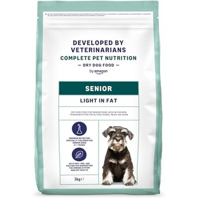 Amazon Premium Hundetrockenfutter Senior Light Huhn 3kg 1er Pack Amazon Premium Hundetrockenfutter Senior Light Huhn 3kg 1er Pack