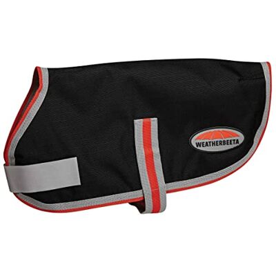 WeatherBeeta 2022 Comfitec 1200D Therapy-Tec Dog Coat 1000867 Black/Silver/Red WeatherBeeta 2022 Comfitec 1200D Therapy-Tec Dog Coat 1000867 Black/Silver/Red