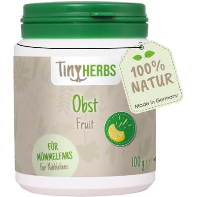cdVet Naturprodukte TinyHerbs Obst 100 g Natürliche Vitaminquelle für ausgewogene Ernährung cdVet Naturprodukte TinyHerbs Obst 100 g Natürliche Vitaminquelle für ausgewogene Ernährung