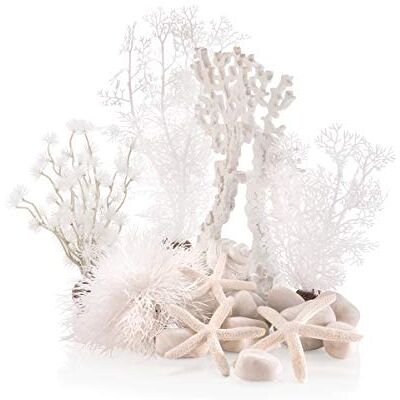 biOrb 78132 Decor Set Winter Dream, weiß Aquariendekoration, realistische künstliche Wasserpflanzen, Wurzeln und Steine für schönes Aquariendesign, für Süßwasser und Meerwasser biOrb 78132 Decor Set Winter Dream, weiß Aquariendekoration, realistische künstliche Wasserpflanzen, Wurzeln und Steine für schönes Aquariendesign, für Süßwasser und Meerwasser