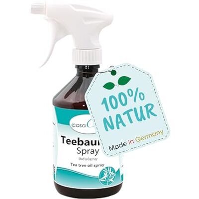 cdVet Naturprodukte casaCare Teebaumöl Spray 500 ml Duftölspray angenehmer + frischer Duft Reinigung der Atemluft Verbesserung Raumklima ätherische Öle Wohlbefinden natürlich - cdVet Naturprodukte casaCare Teebaumöl Spray 500 ml Duftölspray angenehmer + frischer Duft Reinigung der Atemluft Verbesserung Raumklima ätherische Öle Wohlbefinden natürlich -