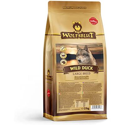 Wolfsblut Wild Duck Large Breed 2 kg Ente Trockenfutter Hundefutter Getreidefrei Wolfsblut Wild Duck Large Breed 2 kg Ente Trockenfutter Hundefutter Getreidefrei
