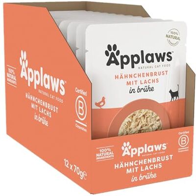 Applaws Huhn Lachs Brühe Katzenfutter - Katzenfutter Applaws Huhn Lachs Brühe Katzenfutter - Katzenfutter