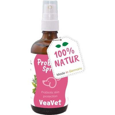 cdVet VeaVet Probiotic-Spray 100ml Natürliches Hautpflegespray für Tiere, Fermentierter Pflanzenauszug, Probiotischer Schutz cdVet VeaVet Probiotic-Spray 100ml Natürliches Hautpflegespray für Tiere, Fermentierter Pflanzenauszug, Probiotischer Schutz