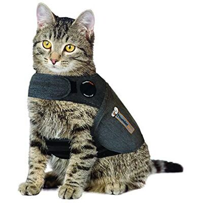 Thundershirt T02-HGL Mantel für die Katze, L, grau Thundershirt T02-HGL Mantel für die Katze, L, grau