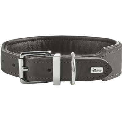 HUNTER - Malta - L (60) - steingrau/schwarz - Collar HUNTER - Malta - L (60) - steingrau/schwarz - Collar