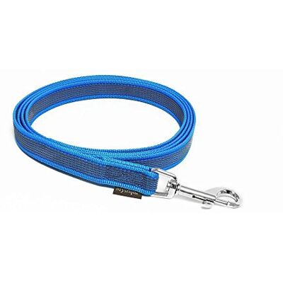 Mystique ® Gummierte Leine 20mm ohne Handschlaufe Standard Karabiner blau 2m Mystique ® Gummierte Leine 20mm ohne Handschlaufe Standard Karabiner blau 2m