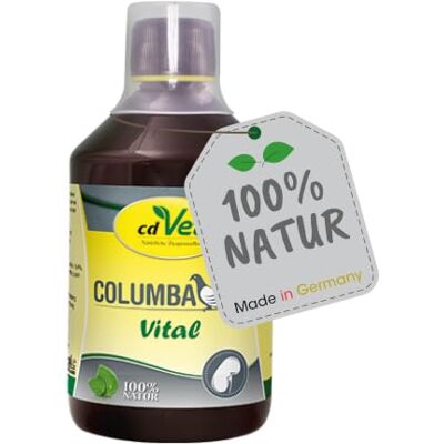 cdVet Naturprodukte ColumbaVet Vital 500 ml -Tauben Ergänzungsfuttermittel Versorgung der Entgiftungsorgane (Leber und Nieren) Stoffwechselvorgänge Haut und Federn Verdauungsorgane - cdVet Naturprodukte ColumbaVet Vital 500 ml -Tauben Ergänzungsfuttermittel Versorgung der Entgiftungsorgane (Leber und Nieren) Stoffwechselvorgänge Haut und Federn Verdauungsorgane -