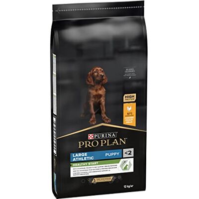 Pro Plan Large Athletic Puppy Healthy Start, Welpenfutter trocken, reich an Huhn, 1er Pack (1 x 12 kg) Pro Plan Large Athletic Puppy Healthy Start, Welpenfutter trocken, reich an Huhn, 1er Pack (1 x 12 kg)