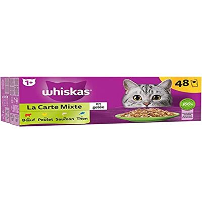 Whiskas La Carte Mixte - Frische Katzenfutter 48x85g Whiskas La Carte Mixte - Frische Katzenfutter 48x85g