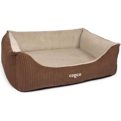 CopcoPet Orthopädisches Hundebett Cord Waschbar Hundekissen mittelgroße Hunde Hundekorb mit 【rutschfeste Unterseite】 gelenkschonendes Hundesofa Hundekörbchen XXL, dog bed Beige/Braun 90 x 70 cm CopcoPet Orthopädisches Hundebett Cord Waschbar Hundekissen mittelgroße Hunde Hundekorb mit 【rutschfeste Unterseite】 gelenkschonendes Hundesofa Hundekörbchen XXL, dog bed Beige/Braun 90 x 70 cm
