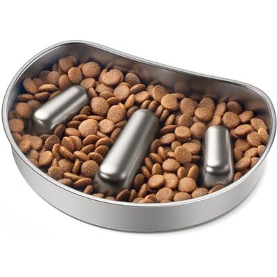 PETLIBRO Anti Schling Napf Hund Hundenapf Langsame Fütterung Langsam Fressen Edelstahlschüssel, Slow Feeder Dog Bowl, Kompatibel mit dem Granary Futterautomat Katze AF203 PETLIBRO Anti Schling Napf Hund Hundenapf Langsame Fütterung Langsam Fressen Edelstahlschüssel, Slow Feeder Dog Bowl, Kompatibel mit dem Granary Futterautomat Katze AF203