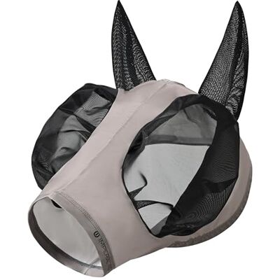 Imperial Riding Fliegenmaske „Trail Ride Basic“ elastischer Insektenschutz, Taupe, Full Imperial Riding Fliegenmaske „Trail Ride Basic“ elastischer Insektenschutz, Taupe, Full