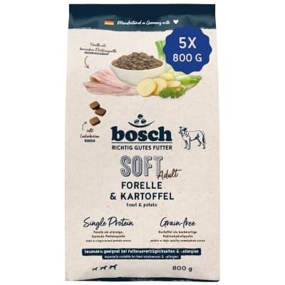 HPC Soft/Plus Bosch Soft Adult Forelle & Kartoffel 5 x 800 g HPC Soft/Plus Bosch Soft Adult Forelle & Kartoffel 5 x 800 g