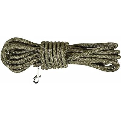 Bobby Walk 5 M – Hundeleine 3 Meter/1,2 cm dick, schlauchförmige Hundeleine, strapazierfähiges Nylon, Khaki, 5 Meter Bobby Walk 5 M – Hundeleine 3 Meter/1,2 cm dick, schlauchförmige Hundeleine, strapazierfähiges Nylon, Khaki, 5 Meter