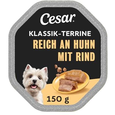 Cesar Hunde-Nassfutter - Herzhaftes Geflügel & Rind 14x150g Cesar Hunde-Nassfutter - Herzhaftes Geflügel & Rind 14x150g
