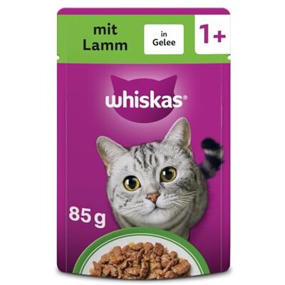 Whiskas Lamm Katzenfutter in Gelee 28 x 85 g - Katzenfutter Whiskas Lamm Katzenfutter in Gelee 28 x 85 g - Katzenfutter