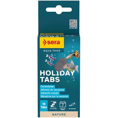 sera Holiday Tabs Ferienfutter für alle Zierfische 10 Stück Futtertabletten für Urlaub Proteinreiches Aquarium Fischfutter Guppy, Wels Futter Fischfutter Aquarium Urlaub sera Holiday Tabs Ferienfutter für alle Zierfische 10 Stück Futtertabletten für Urlaub Proteinreiches Aquarium Fischfutter Guppy, Wels Futter Fischfutter Aquarium Urlaub