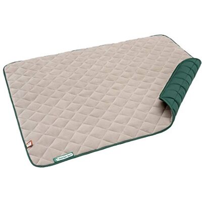 Doctor Bark Hundedecke Fleece Wendedecke Flauschige, robuste Hundematte für sehr große Hunde. waschbar bis 95°C hochwertige Indoor/Outdoor Liegedecke (XXL 140x110 cm, Beige/Grün) Doctor Bark Hundedecke Fleece Wendedecke Flauschige, robuste Hundematte für sehr große Hunde. waschbar bis 95°C hochwertige Indoor/Outdoor Liegedecke (XXL 140x110 cm, Beige/Grün)