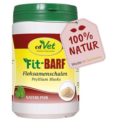 cdVet Naturprodukte Fit-BARF Flohsamenschalen 170 g Hund&Katze Ballaststoffe für leichtfuttrige Hunde als Sättigungsbeilage Erhöhung des Kotvolumens Analdrüse Rohfütterung BARFEN - cdVet Naturprodukte Fit-BARF Flohsamenschalen 170 g Hund&Katze Ballaststoffe für leichtfuttrige Hunde als Sättigungsbeilage Erhöhung des Kotvolumens Analdrüse Rohfütterung BARFEN -