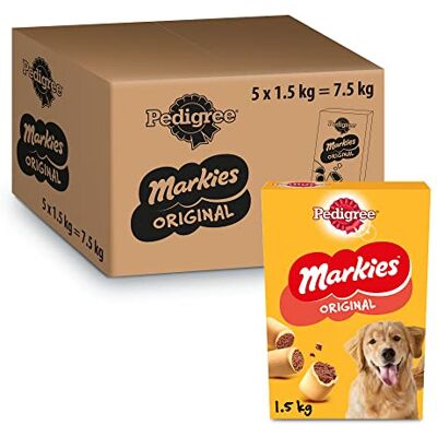 Pedigree Markies Hundekekse mit Tuethanischen Geschmack (5 x 1,5 kg) Pedigree Markies Hundekekse mit Tuethanischen Geschmack (5 x 1,5 kg)