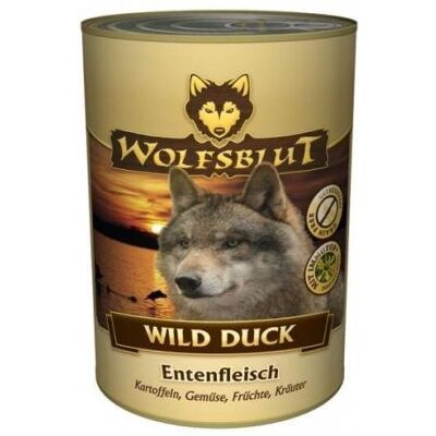 Wolfsblut 12 x Dose Wild Duck 395 g, Nassfutter, Hundefutter Wolfsblut 12 x Dose Wild Duck 395 g, Nassfutter, Hundefutter