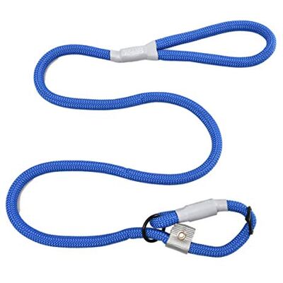 Cesar Millan Slip Lead Leash™; 2-in-1-Schlupfhalsband und Hundetrainingsleine, strapazierfähige, wetterfeste Seilleine, kein Ziehen, Training, Länge 1,2 m, Durchmesser 1,3 cm (Groß, Blau) Cesar Millan Slip Lead Leash™; 2-in-1-Schlupfhalsband und Hundetrainingsleine, strapazierfähige, wetterfeste Seilleine, kein Ziehen, Training, Länge 1,2 m, Durchmesser 1,3 cm (Groß, Blau)