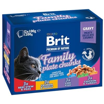 Brit Family Plate Hundefutter Huhn Pute Kalb Kabeljau Brit Family Plate Hundefutter Huhn Pute Kalb Kabeljau
