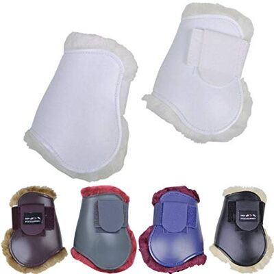 HKM 561367 Streichkappen Teddy für Hinterbeine, Pony, dunkelblau/khaki HKM 561367 Streichkappen Teddy für Hinterbeine, Pony, dunkelblau/khaki