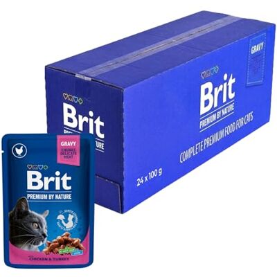 BRIT Premium Adult Katzenfutter mit Huhn und Truthahn BRIT Premium Adult Katzenfutter mit Huhn und Truthahn