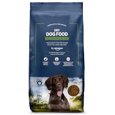 Amazon – Vollwertiges Hundetrockenfutter für ausgewachsene Hunde, Reich an Lamm und Reis, 1 Packung à 20,0kg (zuvor Our Essentials) Amazon – Vollwertiges Hundetrockenfutter für ausgewachsene Hunde, Reich an Lamm und Reis, 1 Packung à 20,0kg (zuvor Our Essentials)