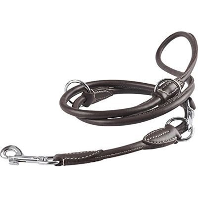 Knuffelwuff Hoopa Hundeleine, rund, verstellbar, Braun, Länge 200 cm, Breite 1,1 cm Knuffelwuff Hoopa Hundeleine, rund, verstellbar, Braun, Länge 200 cm, Breite 1,1 cm