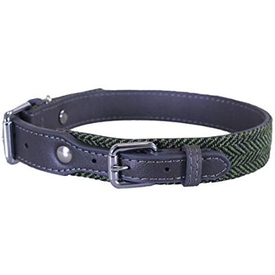 Rosewood Leder-Hundehalsband - Grau, 8-12 Zoll - Hundehalsband Rosewood Leder-Hundehalsband - Grau, 8-12 Zoll - Hundehalsband