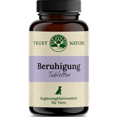 Trust Beruhigungsmittel für Hunde gegen Angst, Stress, Anspannung, Bellen & aggressives Verhalten Baldrian, Hopfen, Melisse, Passionsblume 120 Beruhigungstabletten Trust Beruhigungsmittel für Hunde gegen Angst, Stress, Anspannung, Bellen & aggressives Verhalten Baldrian, Hopfen, Melisse, Passionsblume 120 Beruhigungstabletten