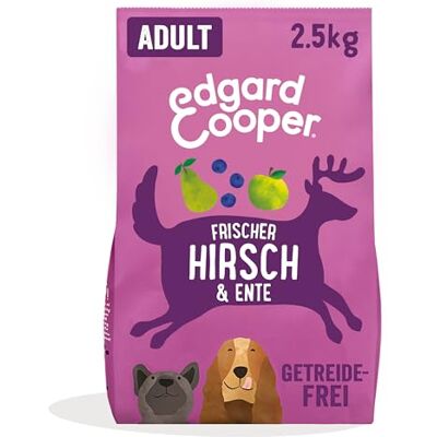 Edgard & Cooper getreidefreies Trockenfutter mit frischem Hirsch & Ente - 2,5 Kg Edgard & Cooper getreidefreies Trockenfutter mit frischem Hirsch & Ente - 2,5 Kg