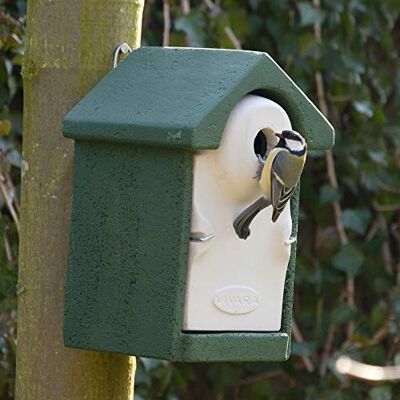 CJ Wildlife Nistkasten – Vogelnistkasten für draußen wetterfest – Marderschutz – Holzbeton Woodstone – Einflugöffnung 32 mm – für Meisen, Kleiber, Sperlinge – 24x12x12 cm – 6,5 kg CJ Wildlife Nistkasten – Vogelnistkasten für draußen wetterfest – Marderschutz – Holzbeton Woodstone – Einflugöffnung 32 mm – für Meisen, Kleiber, Sperlinge – 24x12x12 cm – 6,5 kg
