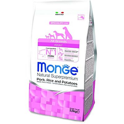 Monge All Breeds Erwachsenen Schweinefleisch-Reis-Kartoffeln - Hundefutter Monge All Breeds Erwachsenen Schweinefleisch-Reis-Kartoffeln - Hundefutter