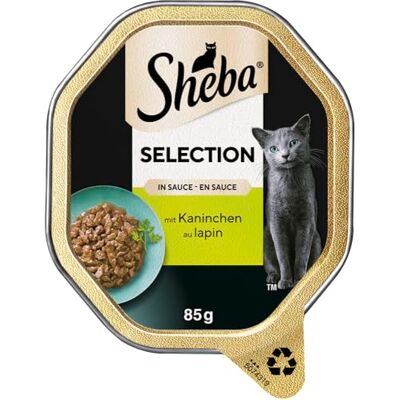 Sheba Katzen-Nassfutter Auswahl in Sauce mit Kaninchen - Katzenfutter Sheba Katzen-Nassfutter Auswahl in Sauce mit Kaninchen - Katzenfutter
