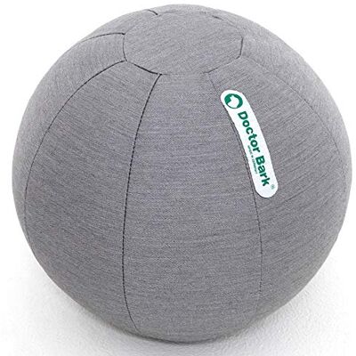 Doctor Bark Hunde Ball, Robustes Hundespielzeug waschbar bei 95°C, Toy Ball grau, Größe S ca. 11 cm Durchmesser Doctor Bark Hunde Ball, Robustes Hundespielzeug waschbar bei 95°C, Toy Ball grau, Größe S ca. 11 cm Durchmesser