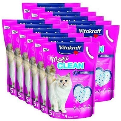 Vitakraft Katzenstreu Magic Clean Lavendel 12 x 5 Liter Vitakraft Katzenstreu Magic Clean Lavendel 12 x 5 Liter