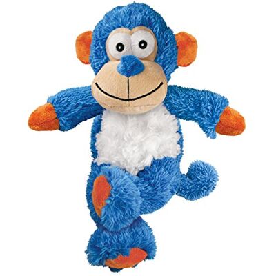 KONG – Cross Knots Monkey – Innere Geknotete Seile und Minimale Füllung für Weniger Unordnung – Für Kleine/Mittelgroße Hunde KONG – Cross Knots Monkey – Innere Geknotete Seile und Minimale Füllung für Weniger Unordnung – Für Kleine/Mittelgroße Hunde